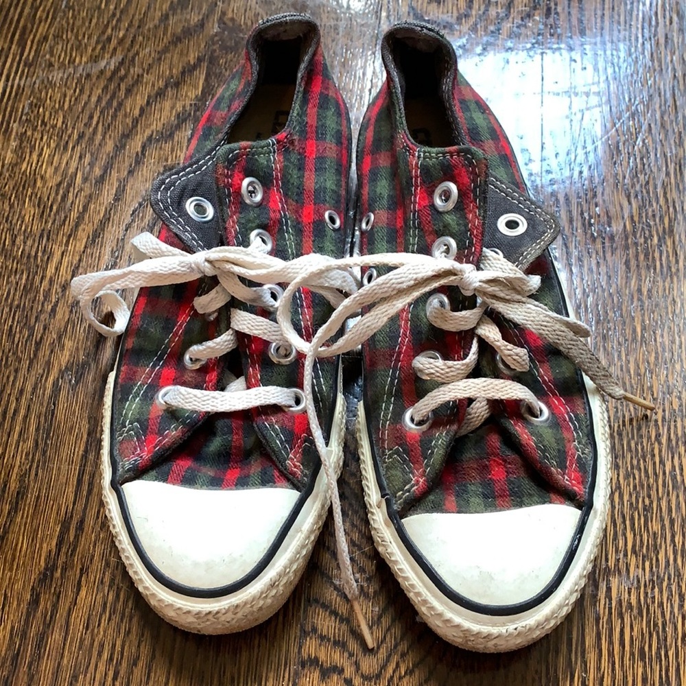 Vintage 1990s flannel grunge Converse made in USA